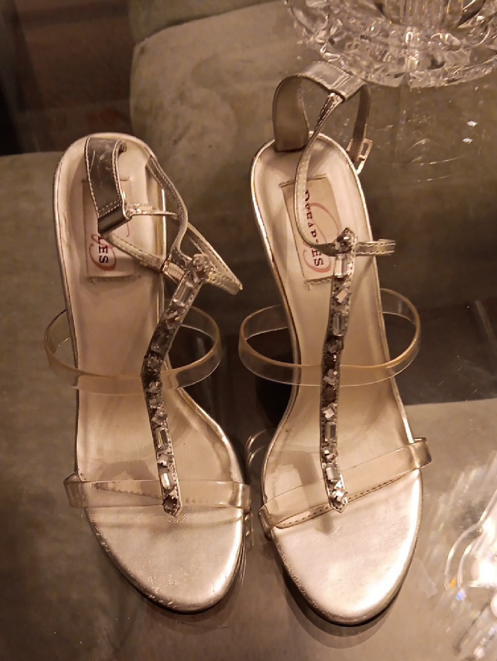 ilver T-trap Dress andals - Women